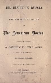 Tapa de Dr. Bluff in Russia, or, The Emperor Nicholas and the American doctor