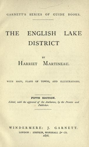 Tapa de The English lake district