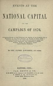 Tapa de Events at the national capital and the campaign of 1876