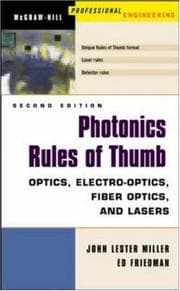 Tapa de Photonics rules of thumb