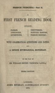 Tapa de A first French reading book