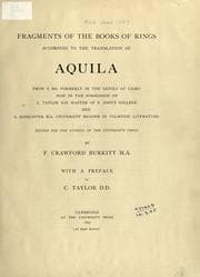 Tapa de Fragments of the Books of Kings