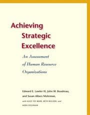 Tapa de Achieving strategic excellence