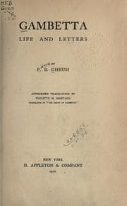 Tapa de Gambetta, life and letters
