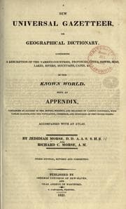 Tapa de A new universal gazetteer, or, Geographical dictionary