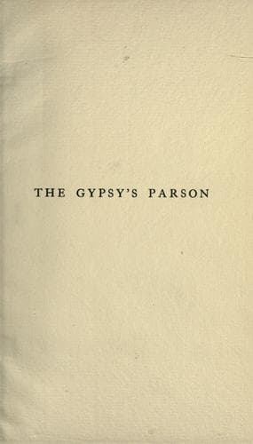 Tapa de The gypsy's parson