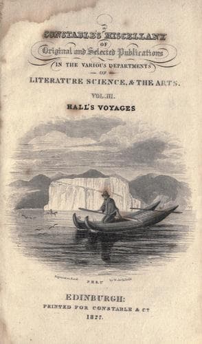 Tapa de Hall's voyages.