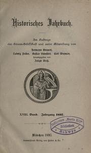 Tapa de Historisches Jahrbuch