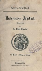 Tapa de Historisches Jahrbuch