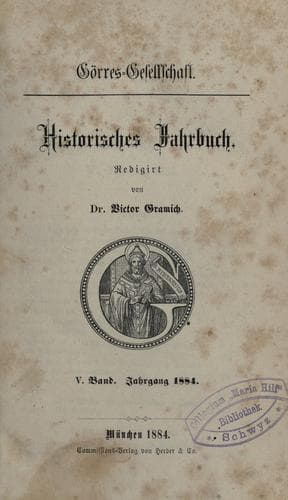 Tapa de Historisches Jahrbuch