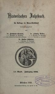 Tapa de Historisches Jahrbuch