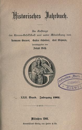 Tapa de Historisches Jahrbuch