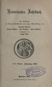 Tapa de Historisches Jahrbuch