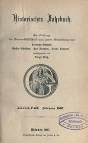 Tapa de Historisches Jahrbuch