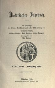 Tapa de Historisches Jahrbuch