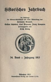 Tapa de Historisches Jahrbuch