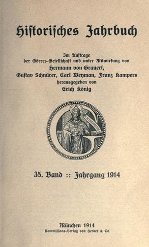 Tapa de Historisches Jahrbuch