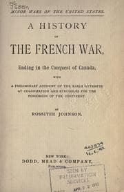 Tapa de A history of the French war