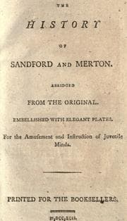 Tapa de The history of Sandford and Merton
