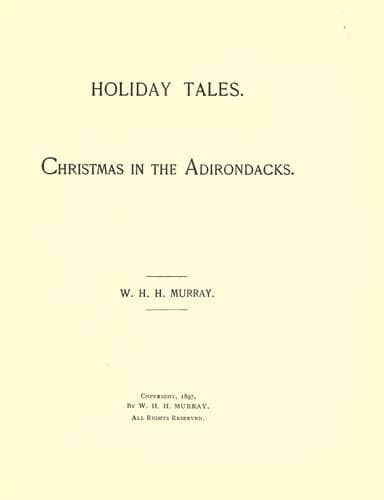 Tapa de Holiday tales.
