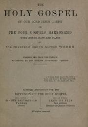 Tapa de The Holy Gospel of Our Lord Jesus Christ