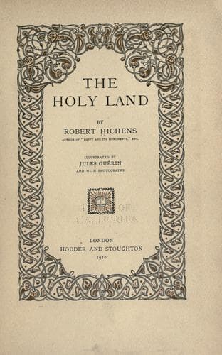 Tapa de The Holy Land
