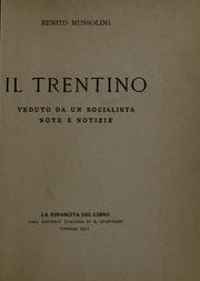 Tapa de Il Trentino, veduto da un socialista