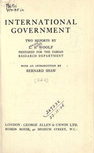Tapa de International government