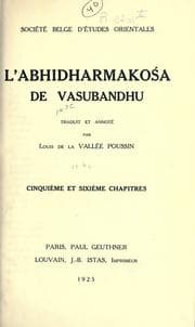 Tapa de L' abhidharmakosa