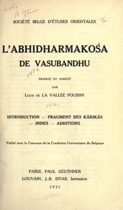 Tapa de L' abhidharmakosa