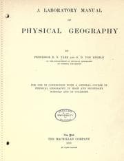 Tapa de A laboratory manual for physical and commercial geography