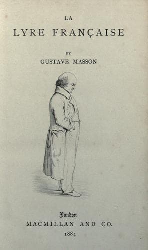 Tapa de La lyre française.