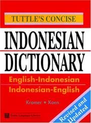 Tapa de Tuttle's concise Indonesian dictionary