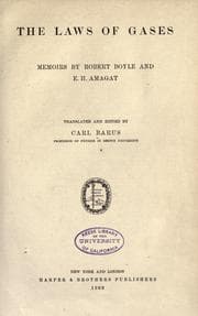 Tapa de The laws of gases