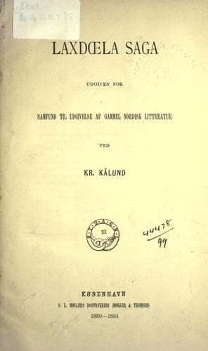 Tapa de Laxdoela saga