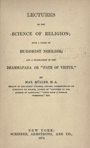 Tapa de Lectures on the science of religion
