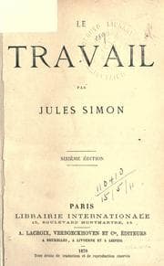 Tapa de Le travail