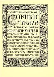 Tapa de The life and death of Cormac the skald