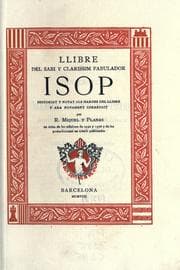Tapa de Llibre del sabi y clarissim fabulador Isop