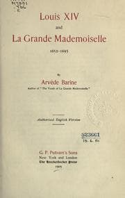 Tapa de Louis XIV and La Grande Mademoiselle, 1652-1693