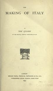 Tapa de The making of Italy, 1856-1870