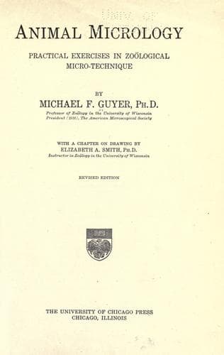 Tapa de Animal micrology