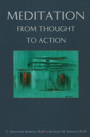 Tapa de Meditation from thought to action
