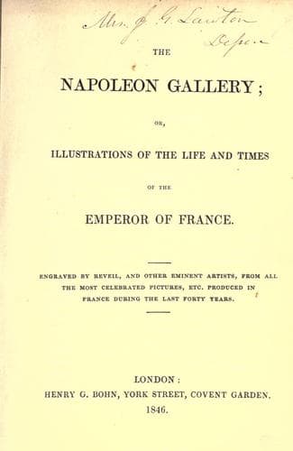 Tapa de The Napoleon gallery