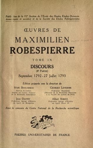 Tapa de Oeuvres complètes