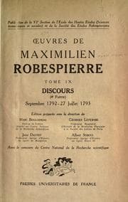 Tapa de Oeuvres complètes