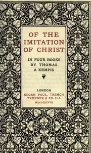 Tapa de Of the imitation of Christ