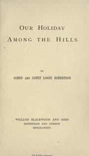 Tapa de Our holiday among the hills