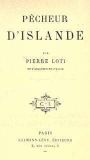 Tapa de Pêcheur D'islande, Par Pierre Loti