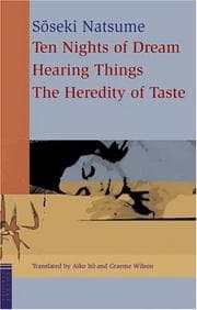 Tapa de Ten Nights Of Dream, Hearing Things, and The Heredity of Taste